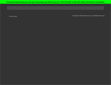 Tablet Screenshot of healthmania.com